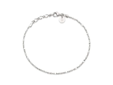 Tidal Twist Chain Anklet Sterling Silver Sale