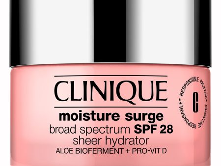 Clinique Moisture Surge Broad Spectrum SPF 28 Sheer Hydrator Cheap