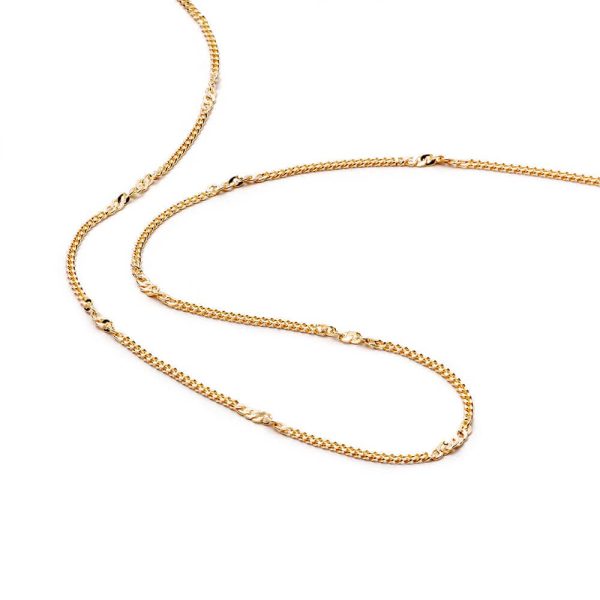 Estée Lalonde Forever Chain Necklace 18ct Gold Plate Hot on Sale