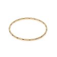 Stacked Essential Bangle 18Ct Gold Plate Sale