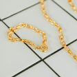 Polly Sayer Vintage Link Chain Bracelet 18ct Gold Plate Hot on Sale