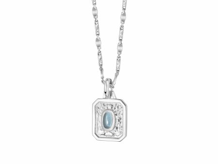 December Blue Topaz Birthstone Necklace Sterling Silver Online