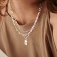 April White Topaz Birthstone Necklace Sterling Silver Online Sale