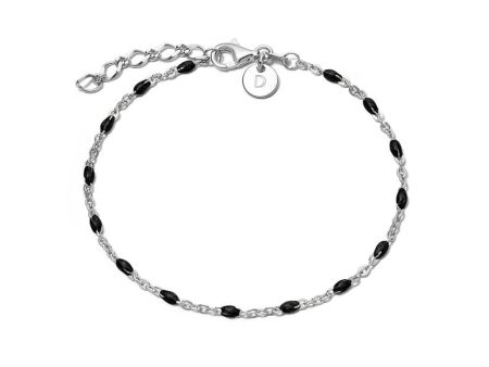 Treasures Black Beaded Bracelet Sterling Silver Online Hot Sale