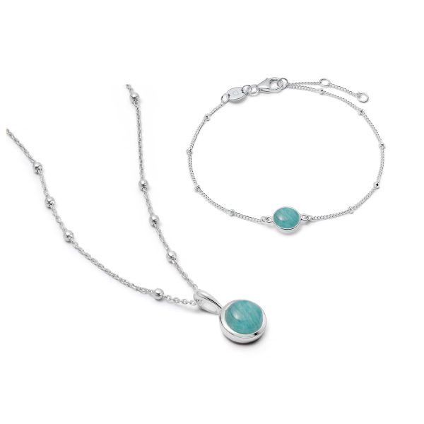 Amazonite Layering Set Sterling Silver Sale