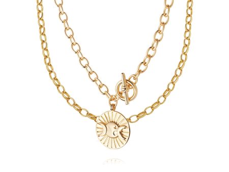 The Best Of Goddess Necklace Layering Set 18ct Gold Plate For Discount