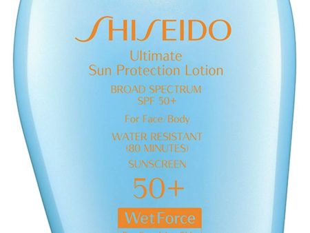 Shiseido Ultimate Sun Protection Lotion WetForce for Sensitive Skin and Children SPF 50+ For Cheap