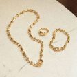 Polly Sayer Knot Chain Layering Set 18ct Gold Plate Hot on Sale