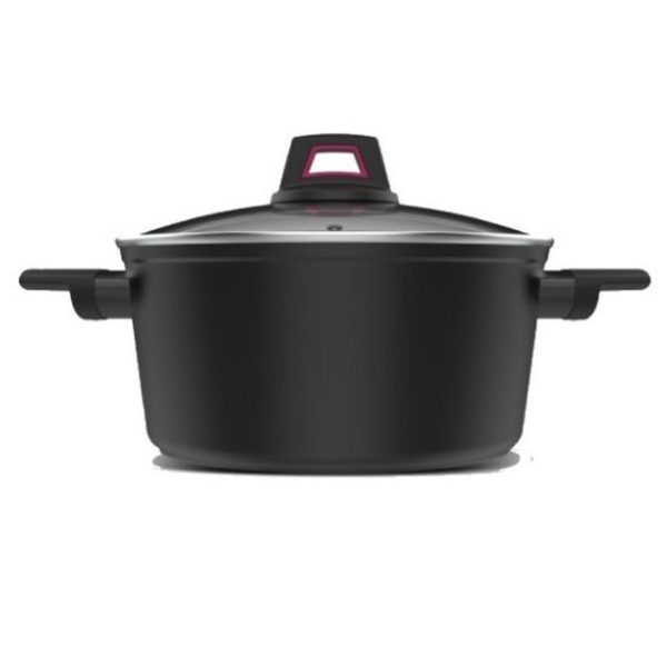 Casserole with Lid Taurus KCK4024 Black 4,5 L Online Hot Sale