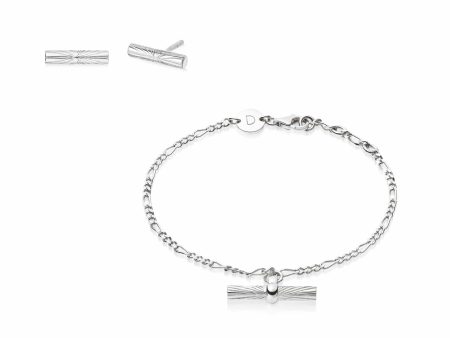 Estée Lalonde T Bar Earring, Bracelet And Candle Set For Discount