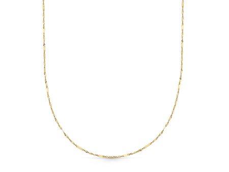 Estée Lalonde Fine Solid Gold Necklace 14ct Solid Gold Cheap