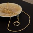 Estée Lalonde Unity Ring Necklace 18Ct Gold Plate Supply