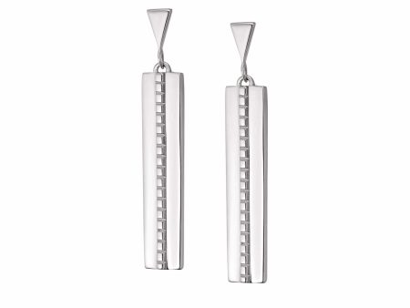 Art Deco Drop Earrings Sterling Silver For Cheap