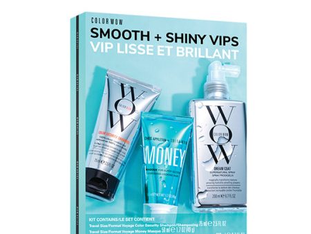 Color Wow SMOOTH + SHINY VIPS KIT (Worth £50.50) Online now