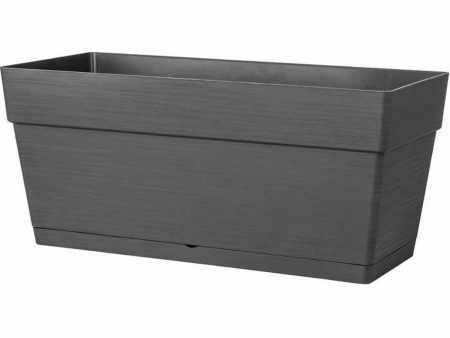 Planter Deroma Dark grey 35 x 79 x 35 cm 75 L For Sale