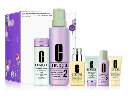 Clinique Great Skin Everywhere Set: For Dry Combination Skin (Value $107.50) For Sale