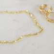 Polly Sayer Fine Chain Bracelet 18ct Gold Plate For Sale