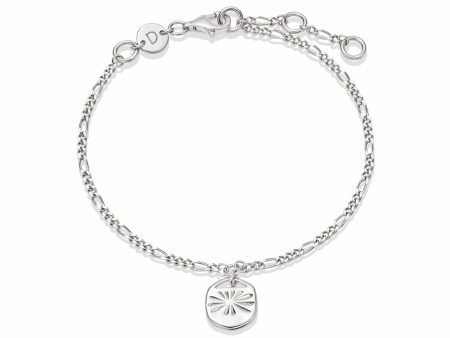 Treasures Sunburst Charm Bracelet Sterling Silver Cheap