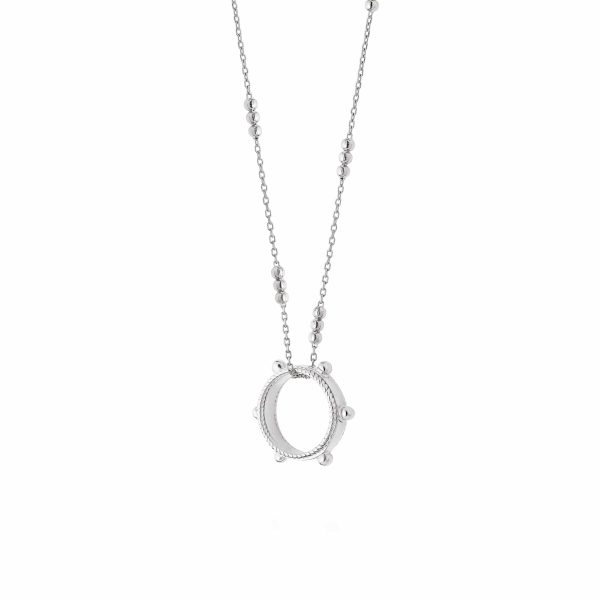 Bobble Eternity Necklace Sterling Silver Hot on Sale