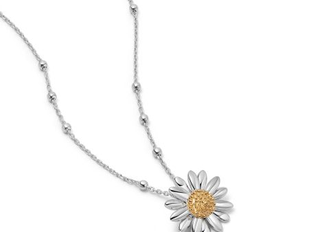 English Daisy Bobble Necklace Sterling Silver on Sale