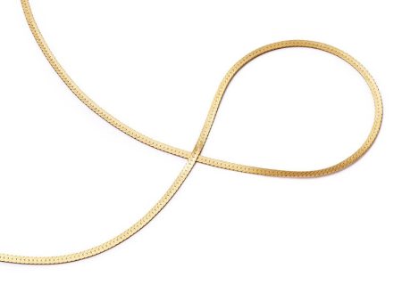 Fine Snake Chain Necklace 18ct Gold Plate Sale