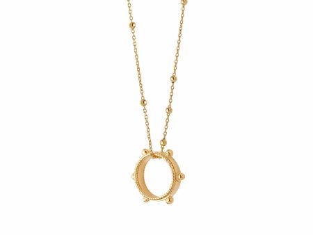 Bobble Eternity Necklace 18ct Gold Plate Fashion