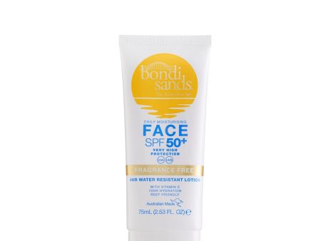 Bondi Sands SPF50+ Fragrance Free Face Sunscreen Lotion 75ml Online now