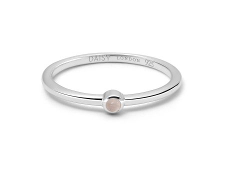 Rose Quartz Healing Stone Ring Sterling Silver Online Sale