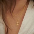 Birthstone Necklace 18ct Gold Plate For Discount