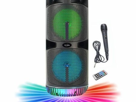 Portable Bluetooth Speakers Inovalley KA03-XXL 450 W Karaoke Fashion