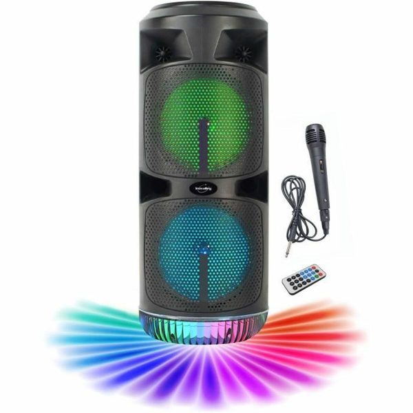 Portable Bluetooth Speakers Inovalley KA03-XXL 450 W Karaoke Fashion