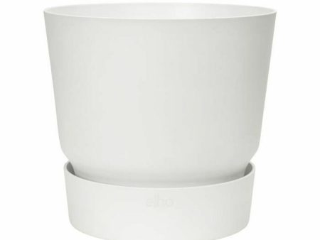 Plant pot Elho Greenville Ø 24,48 cm White Plastic Fashion