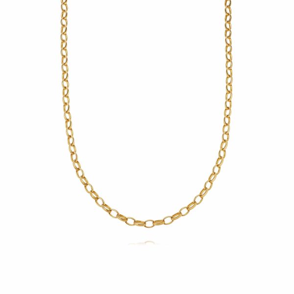 Estée Lalonde Chunky Chain Necklace 18Ct Gold Plate For Cheap