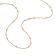 Beaded Layering Chain Necklace 18ct Gold Plate For Discount