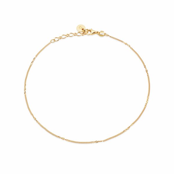 Estée Lalonde Forever Chain Anklet 18ct Gold Plate Fashion