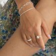 Estée Lalonde Flat Snake Chain Bracelet Sterling Silver Sale