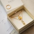 Vita Necklace 18ct Gold Plate For Sale