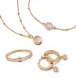 Ultimate Rose Quartz Layering Set 18ct Gold Plate Online Hot Sale