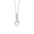 Beloved Moonstone Heart Drop Pendant Sterling Silver Sale