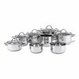 Casserole with glass lid Quid Ottawa Stainless steel Online Sale