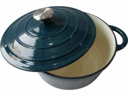 Casserole with lid Baumalu Blue Ø 24 cm Sale