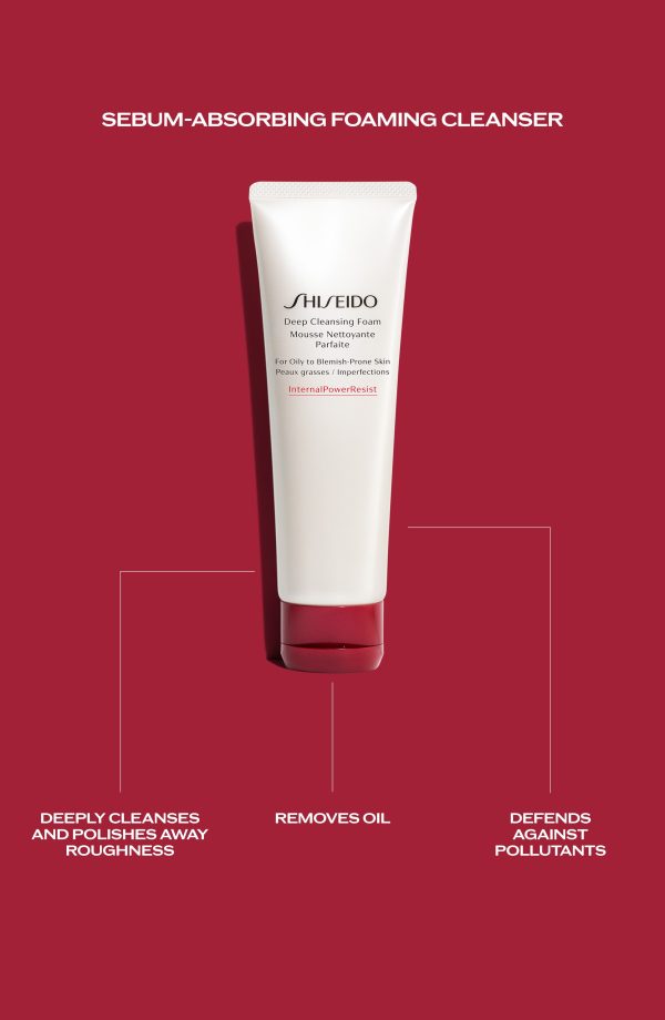 Shiseido Deep Cleansing Foam (for oily to blemish-prone skin) Discount