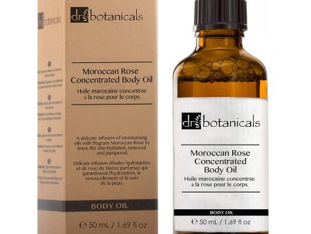 Dr Botanicals Moroccan Rose Concentrated Body Oil 50ml Vegan on Sale