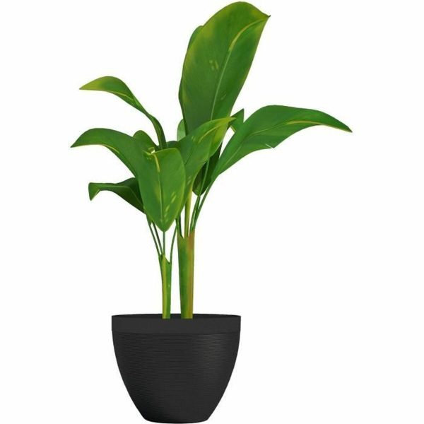 Plant pot Garden ID Black 30 x 26 cm Discount