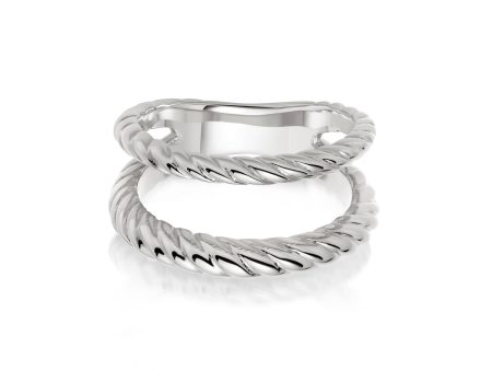 Double Rope Ring Sterling Silver Online