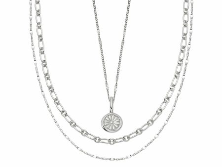 Bloomin Gorgeous  Necklace Layering Set Sterling Silver Online now