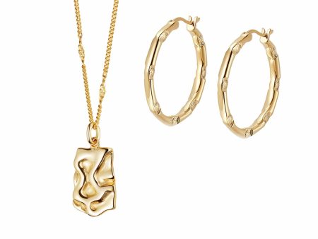 Estée Lalonde Limited Edition Leo Layering Set 18ct Gold Plate on Sale