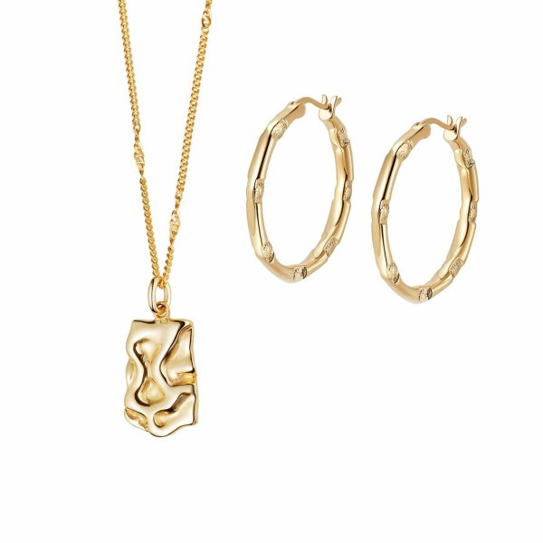 Estée Lalonde Limited Edition Leo Layering Set 18ct Gold Plate on Sale