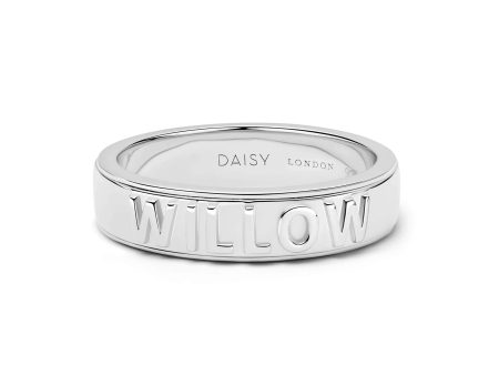 Personalised Spinning Ring Sterling Silver Cheap