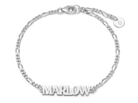 Personalised Name Bracelet Sterling Silver Fashion